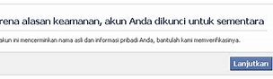 Cara Untuk Membuka Akun Facebook Yang Dikunci